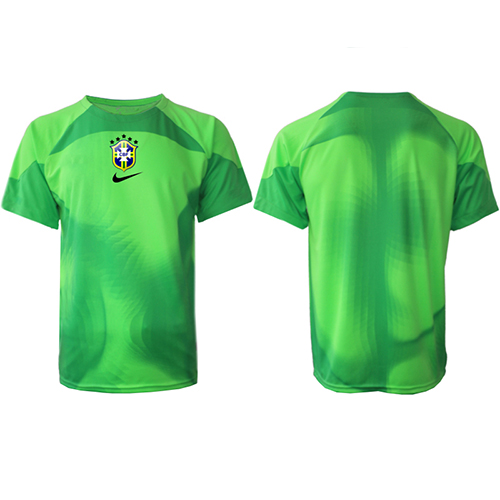 Brazil Goalkeeper Replica Away Shirt World Cup 2022 Short Sleeve
